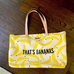 NWT “That’s Bananas” Kate spade tote bag
